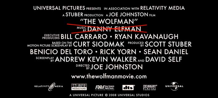 Elfman off The Wolf Man Elfman off The Wolf Man